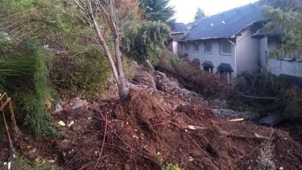 Por el deslave en Bariloche, advierten los riesgos de construir en pendientes