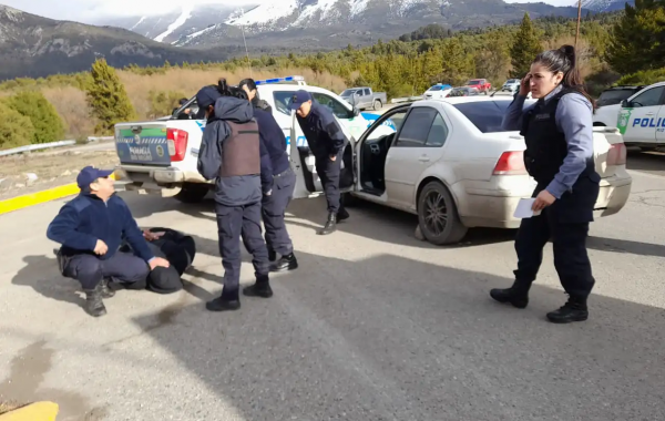 Persecución y detención en Bariloche, tras el robo de la recaudación a un transportista